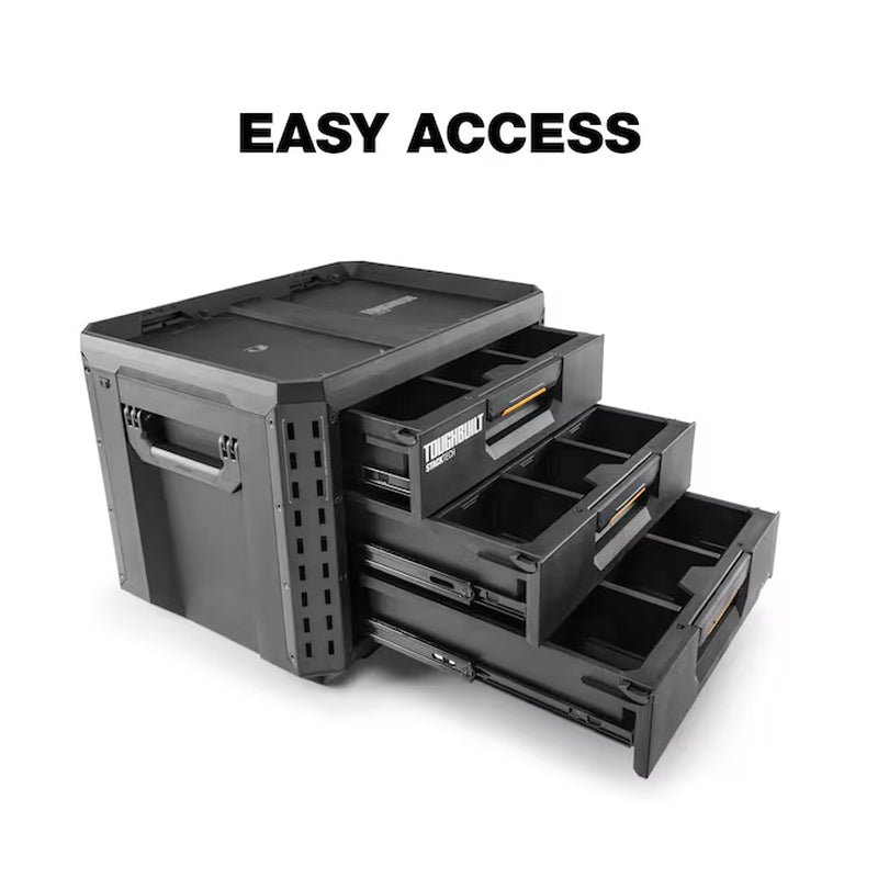 STACKTECH XL 21-In W X 15.6-In H X 16-In D 3 -Drawer Plastic/Metal Tool Box