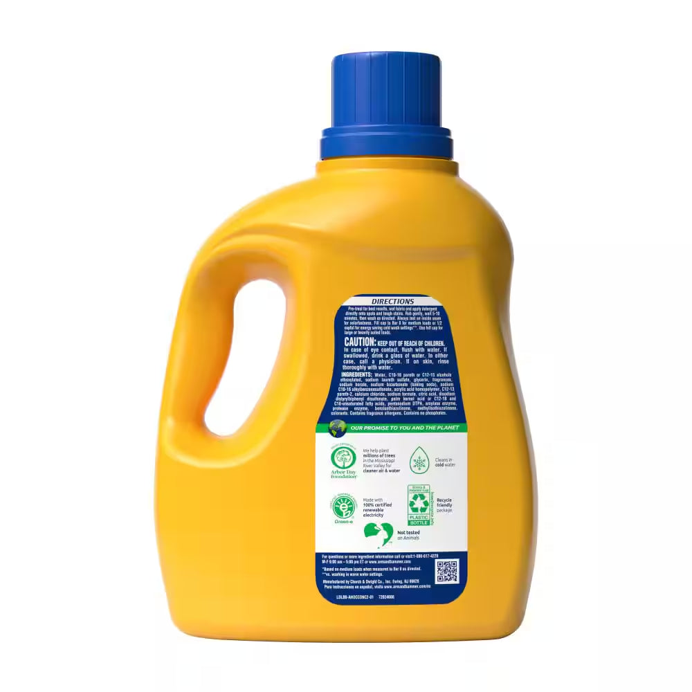 Fresh Scent plus Oxiclean Liquid Laundry Detergent, 77-Loads, 100.5 Fl.Oz.