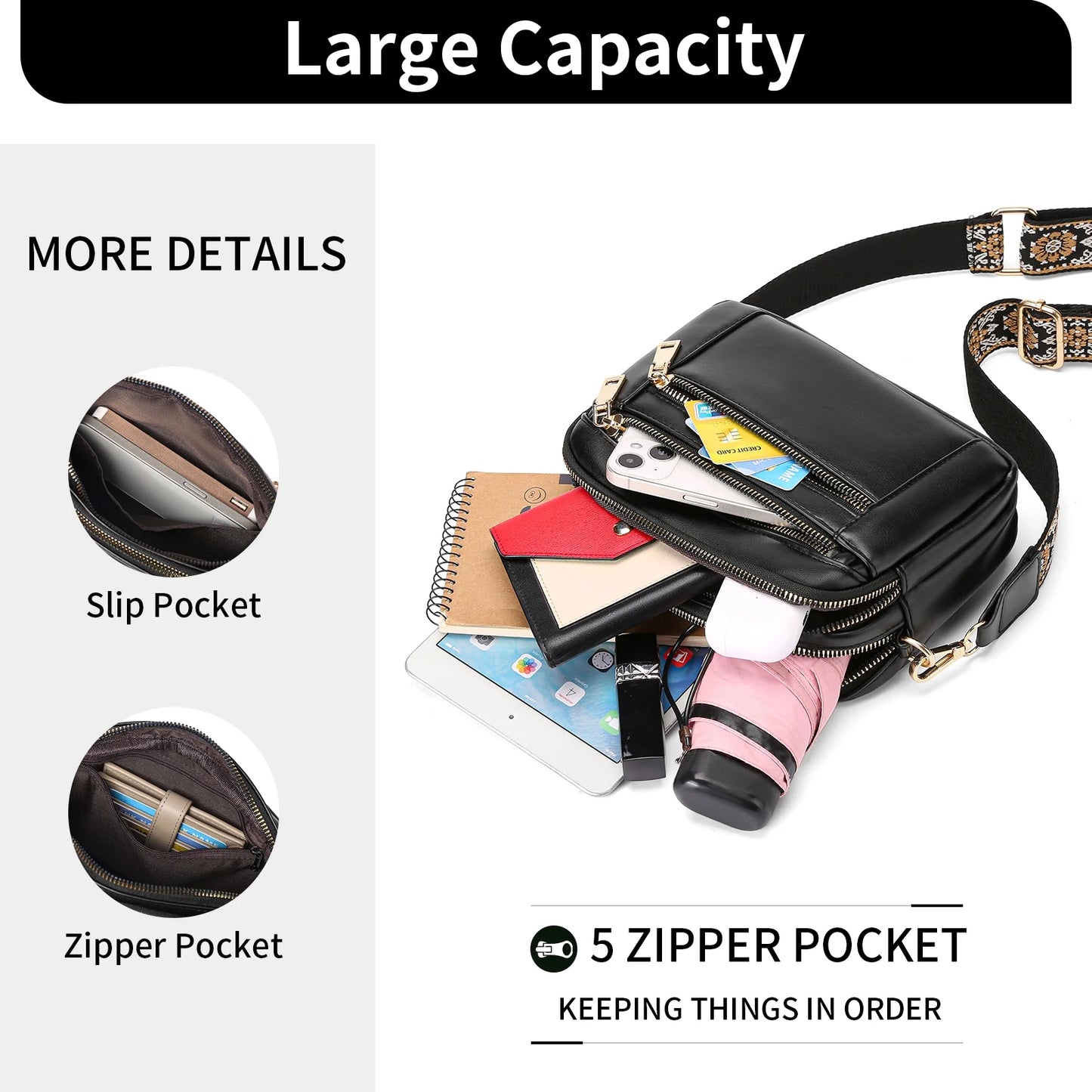 Cross Body Purses for Women Crossbody Bag, Small Crossbody Purses Leather Cross Body Bags Trendy Shoulder Handbags