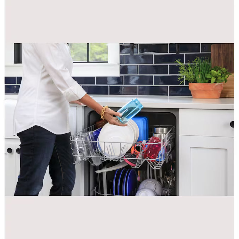 24-In Top Control Built-In Dishwasher ( White ) with Third Rack, Dry Boost , 50-Decibel