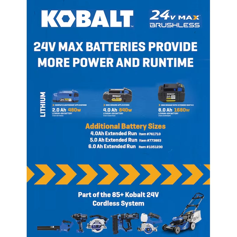 24 -Volt 1 -Pack Lithium-Ion ( 6 Ah Battery )