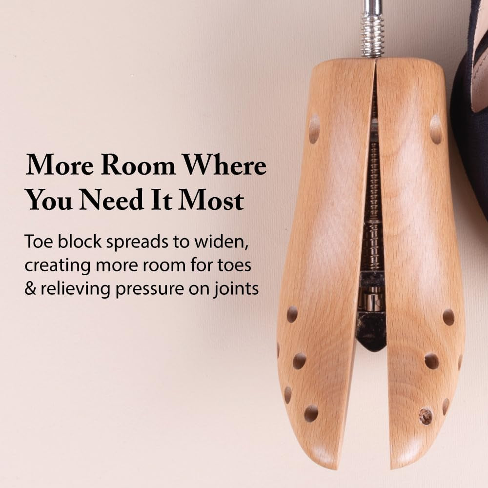 Premium Women’S High Heel Stretcher for 3” to 6” Pumps, Stretches & Widens Tight Shoes, Pumps & Stilettos One-Way Expander - Large (US 8-10.5)
