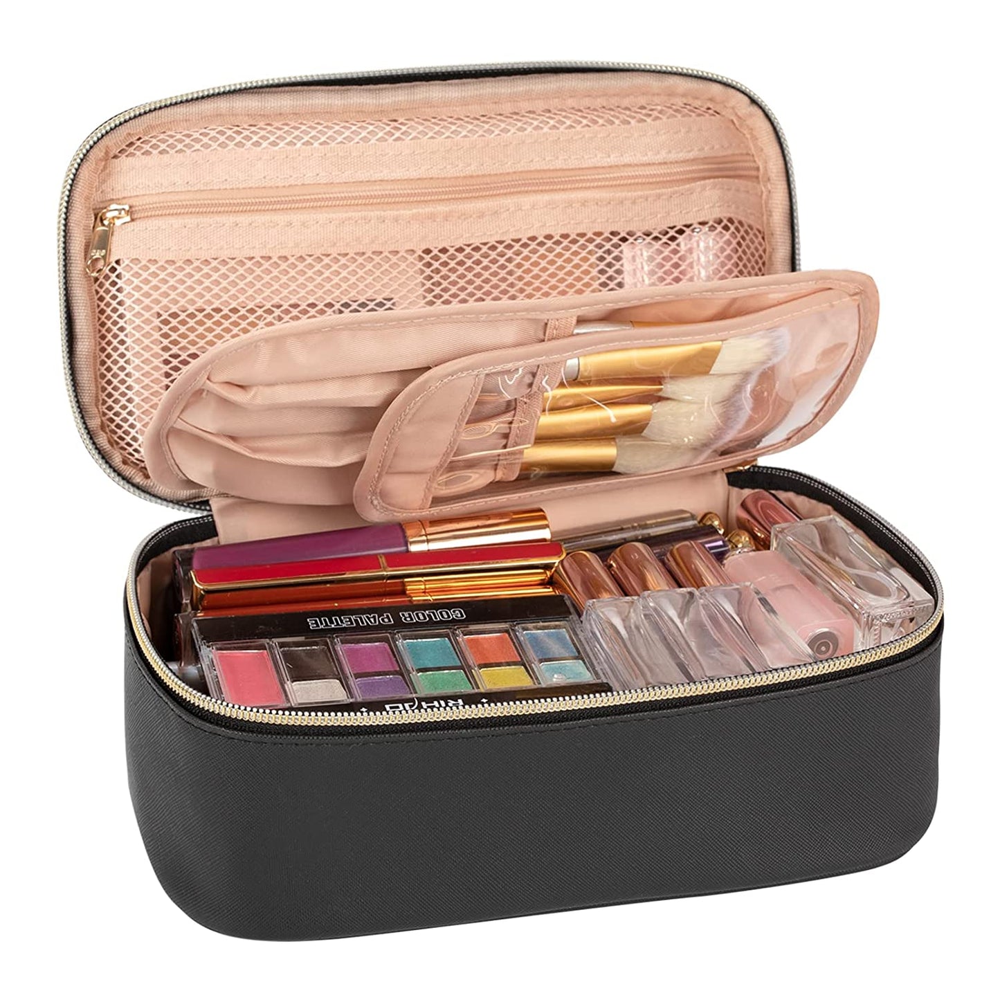 OCHEAL Small Cosmetic Bag,Portable Cute Travel Makeup Bag for Women and Girls Ma