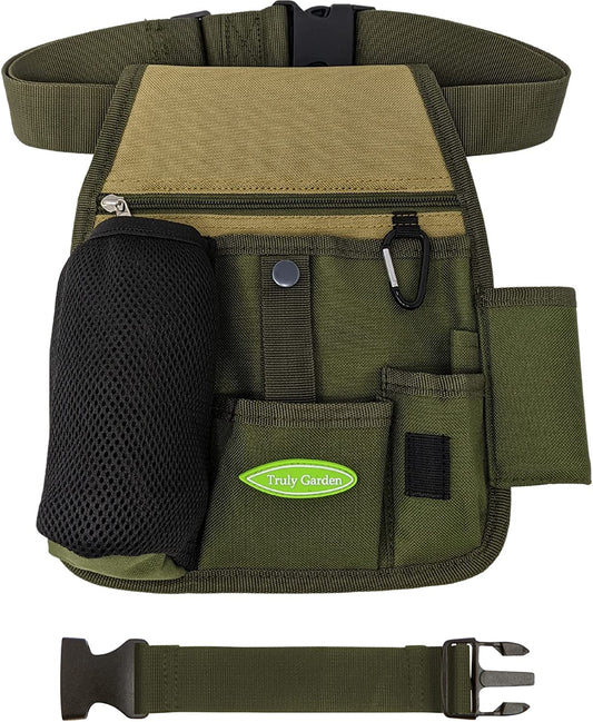 Garden Tool Belt Green-Tan XL