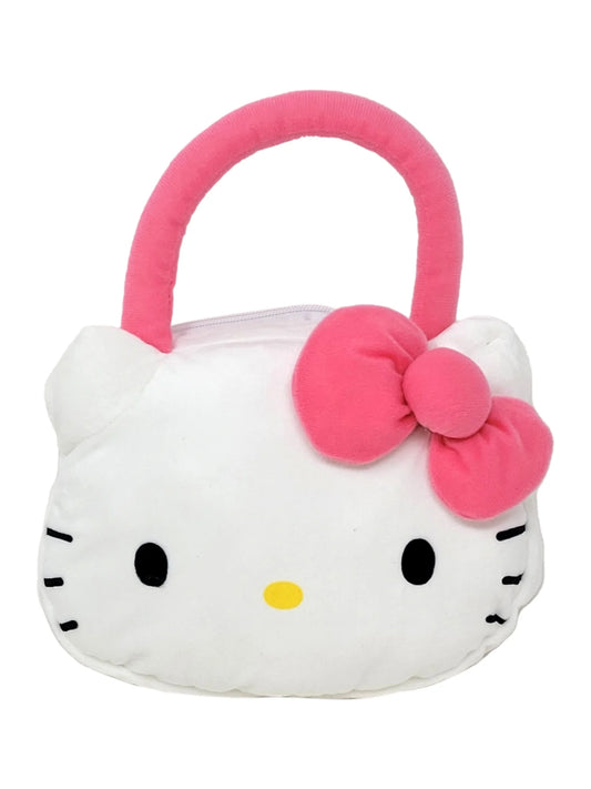 Girls Hello Kitty Purse Plush Handbag Soft  Small 9"