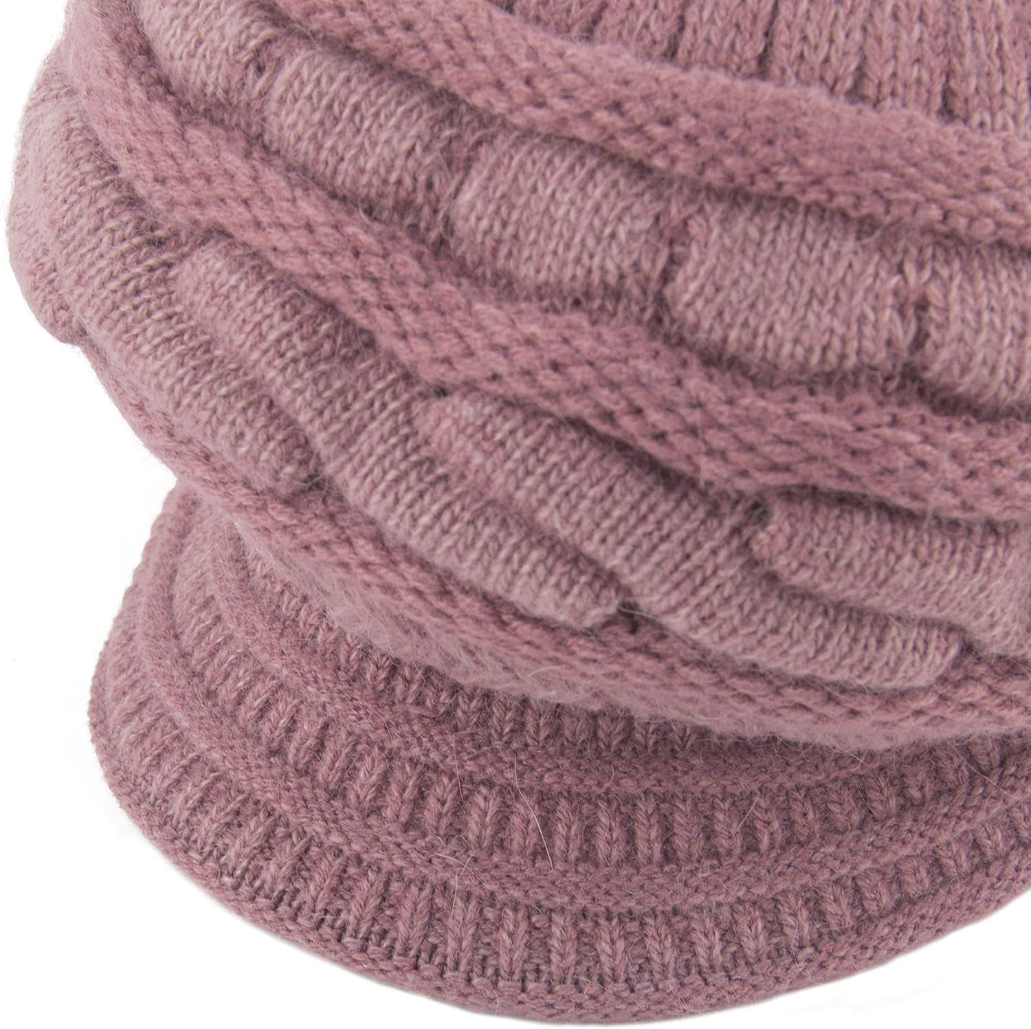 Womens Beanies Winter Warm Hat Crochet Slouchy Beanie Knitted Caps with Visor
