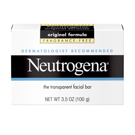 Original Fragrance-Free Gentle Facial Cleansing Bar, 3.5 Oz