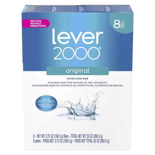 Original Bar Soap for Men and Women, Refreshing Hand and Body Soap, 3.75 Oz, 8 Pack