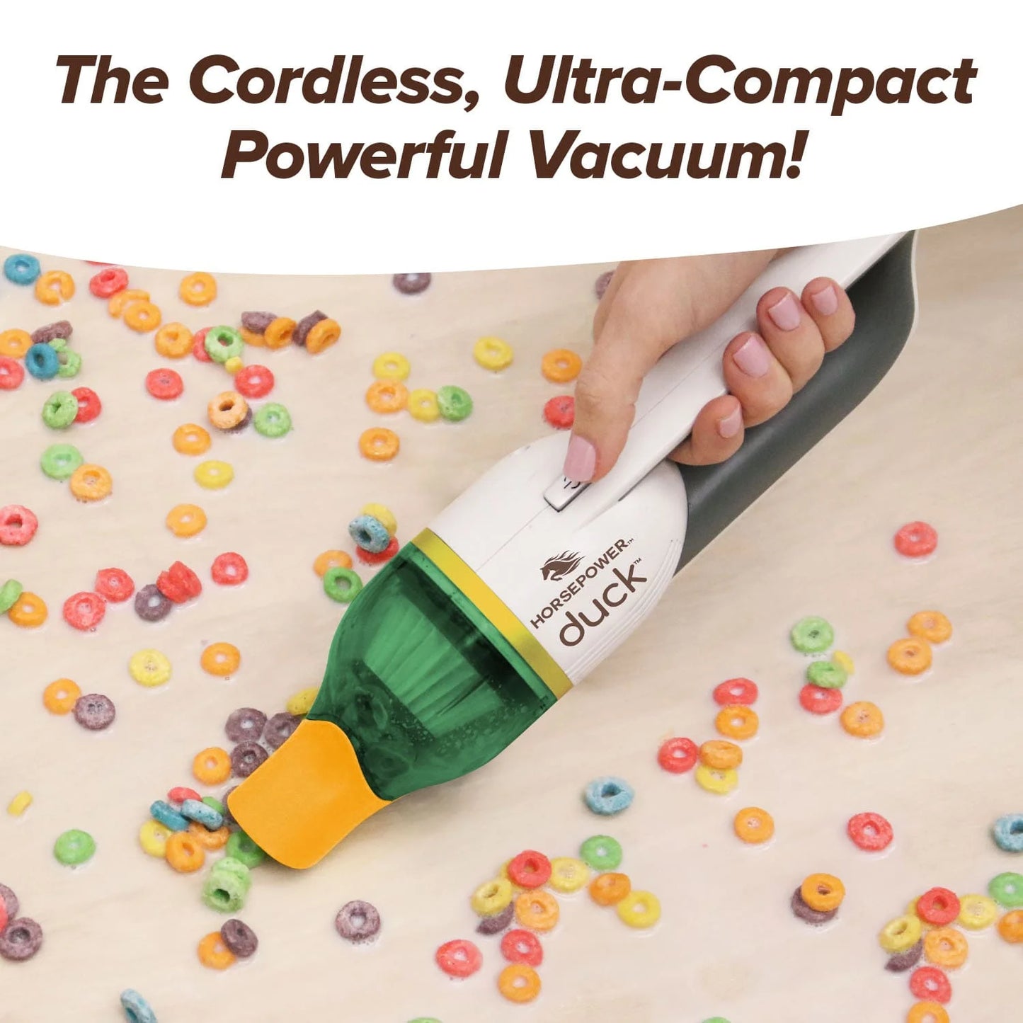 Duck Gold Vacuum Cleaner with Upgraded Battery, As-Seen-On-Tv