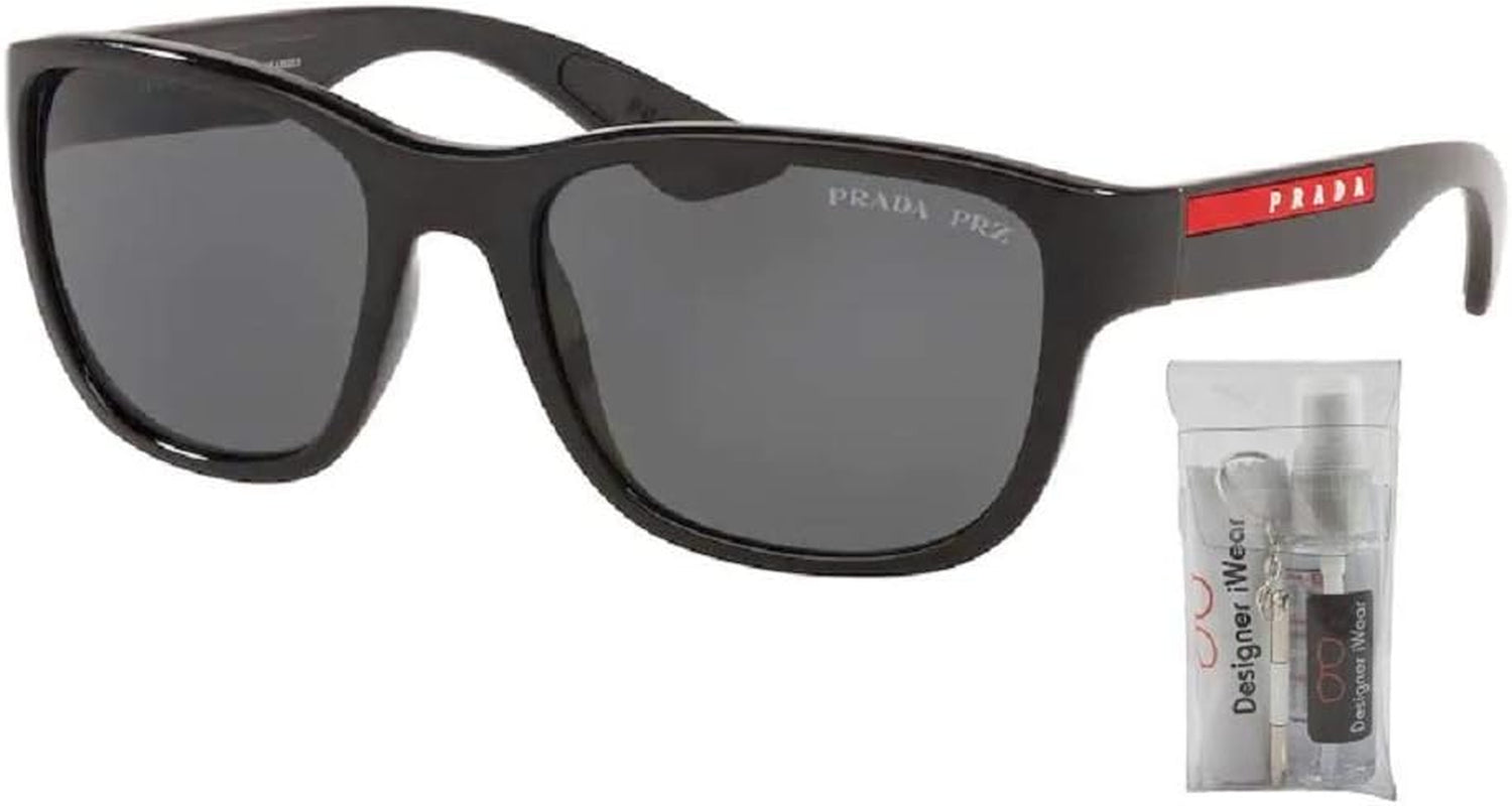 PS01US ACTIVE Square Sunglasses for Men for Women+ BUNDLE with Designer Iwear Eyewear Kit