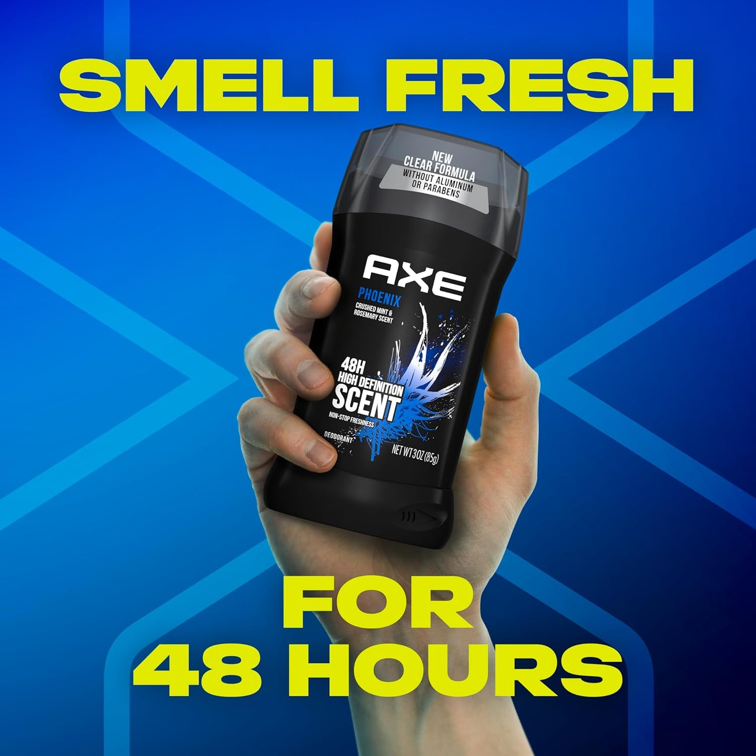 Dual Action Deodorant Stick for Long Lasting Odor Protection, Phoenix Crushed Mint & Rosemary Men'S Deo, Aluminum Free 3Oz Twin Pack