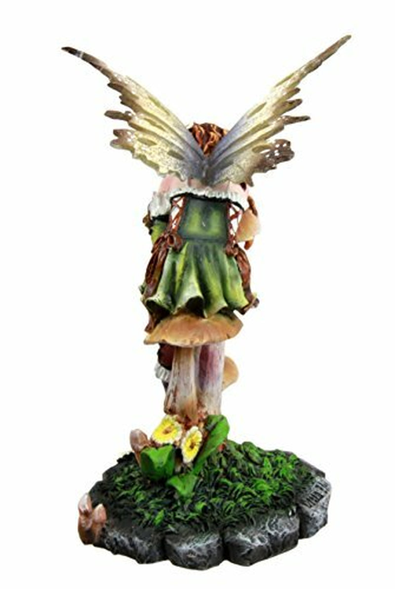 Collectibles Daisy Mushroom Cottage Garden Fairy Daydreaming Figurine 5.25"H