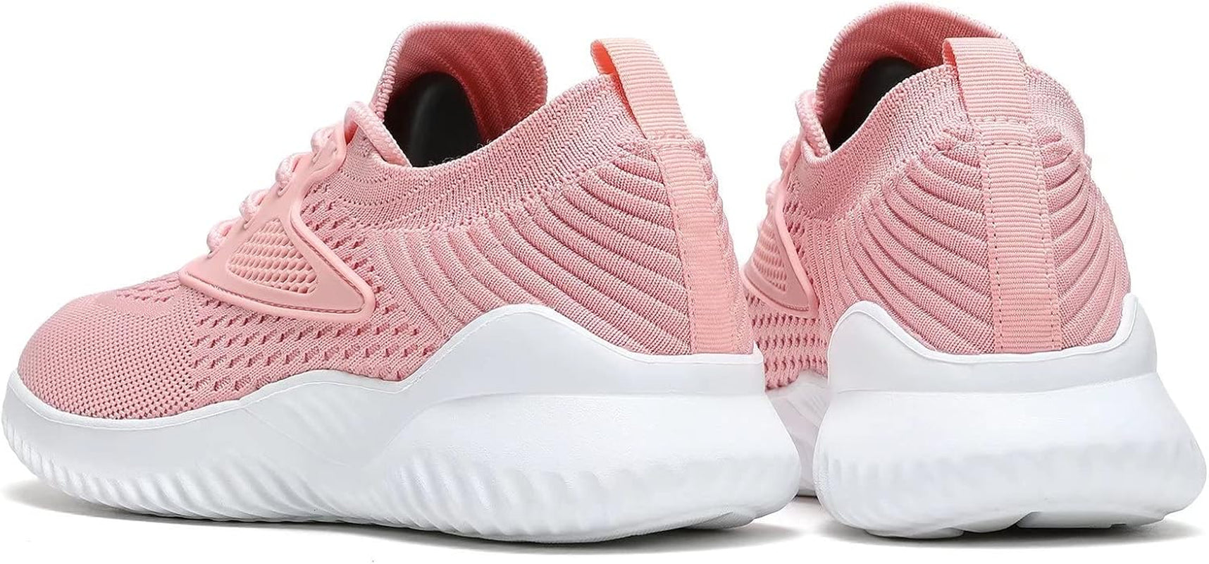 Womens Slip on Walking Shoes Comfort Lightweight Work Casual Tennis Running Ladies Shoes Gym Sport Sneakers Pink