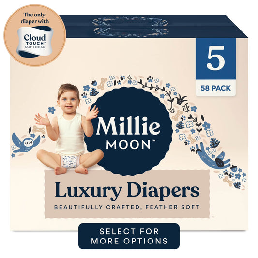 Luxury Diapers, Size 5, 58 Count