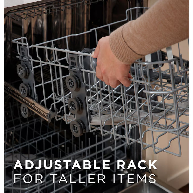24-In Front Control Built-In Dishwasher ( Finrprint Resistant Stainless Steel ) with Third Rack, Dry Boost , 47-Decibel