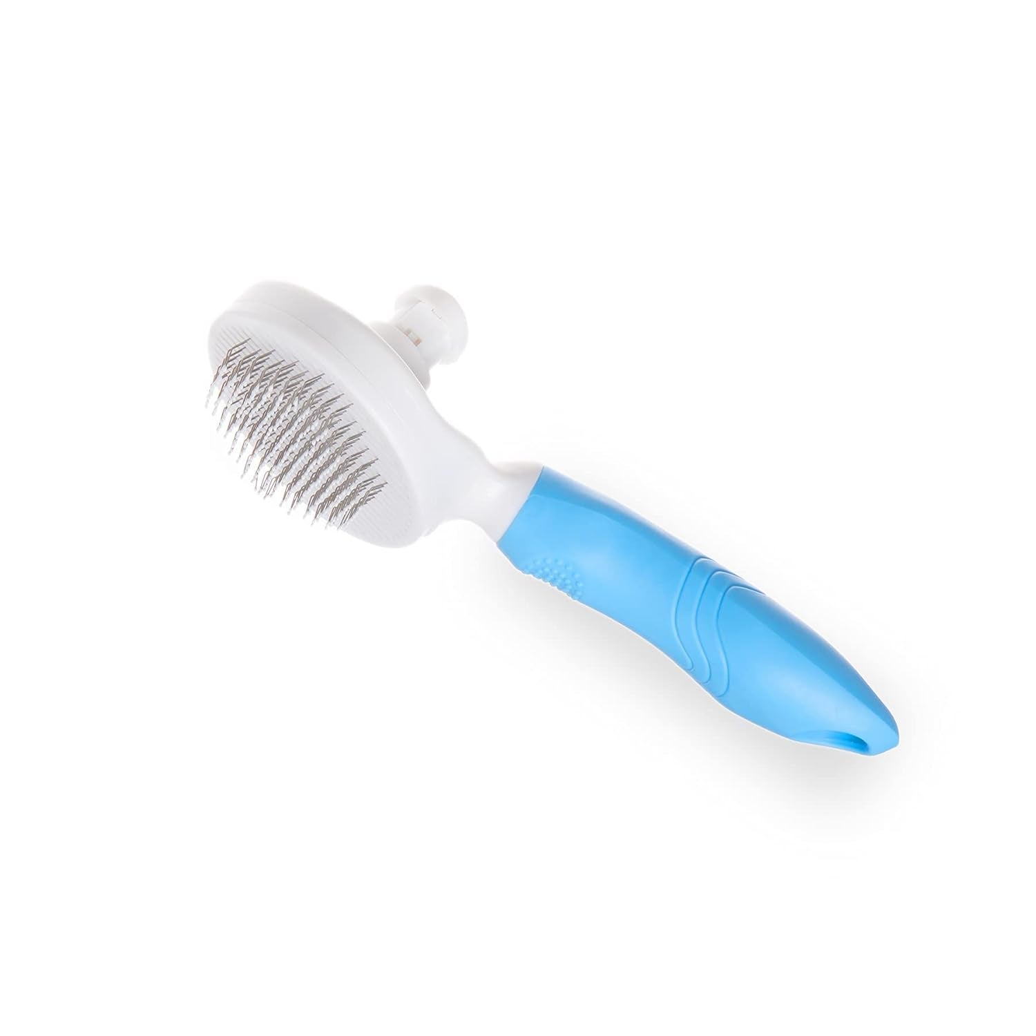 Cat Brush Shedding,Dog Grooming Supplies ; Cat Dogs Hairbrush Carding Hair Removal (Blue)