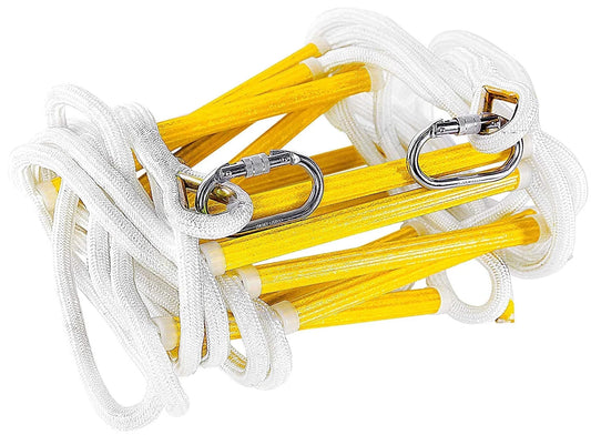 Ladder Rope 24Ft | Multifunctional Climbing Rope Ladder | Escape Ladder