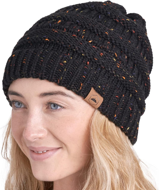 Womens Winter Hat - Warm Chunky Cable Knit Beanies - Winter Beanie Hats for Women Cold Weather - Beanies Women
