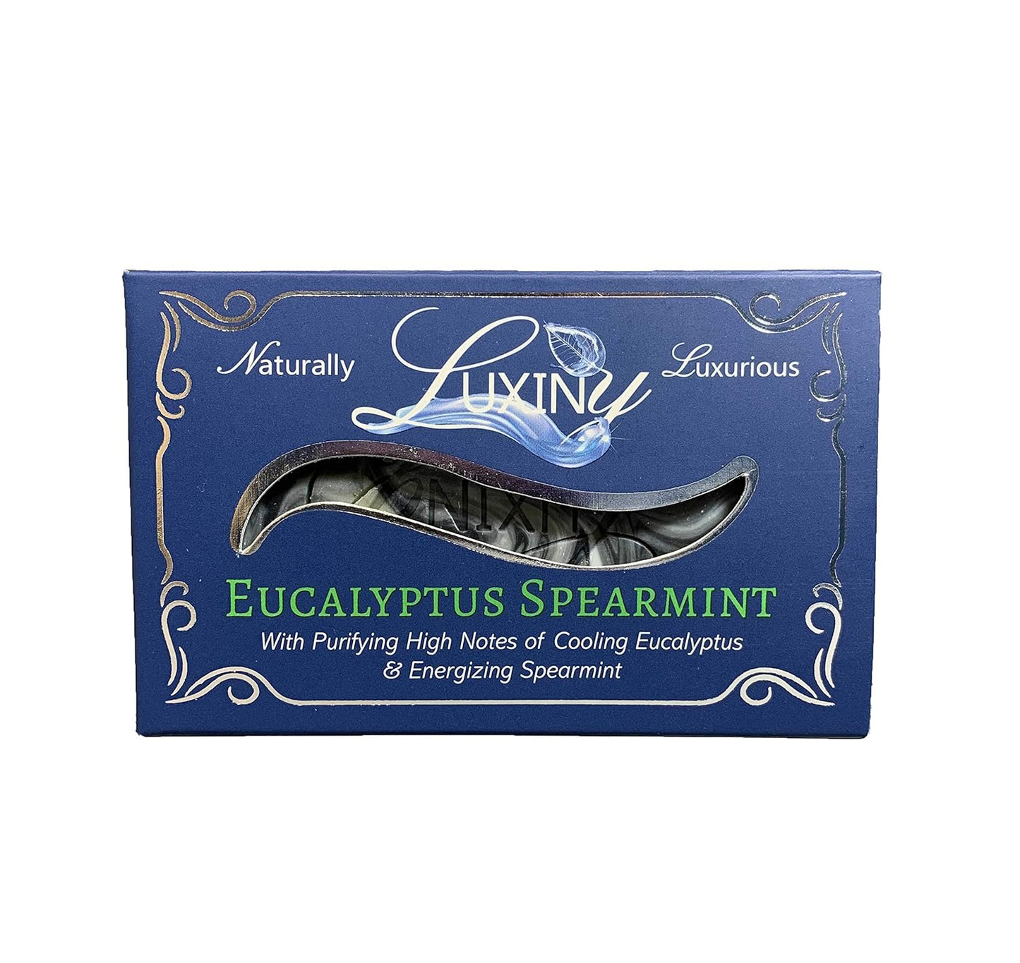 Natural Soap Bar,  Eucalyptus Spearmint Handmade Body Soap and Bath Soap Bar Is a Palm Oil Free Vegan Castile Soap with Essential Oils & Charcoal for All Skin Types Especially Oily Skin (Single)