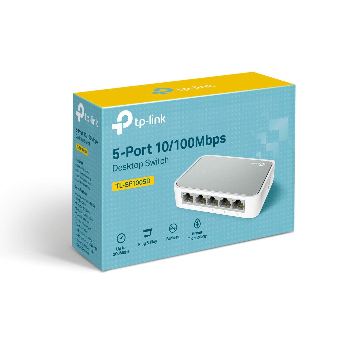 Tp-Link 5 Port Fast Ethernet Switch | Desktop Ethernet Splitter | Ethernet Hu...