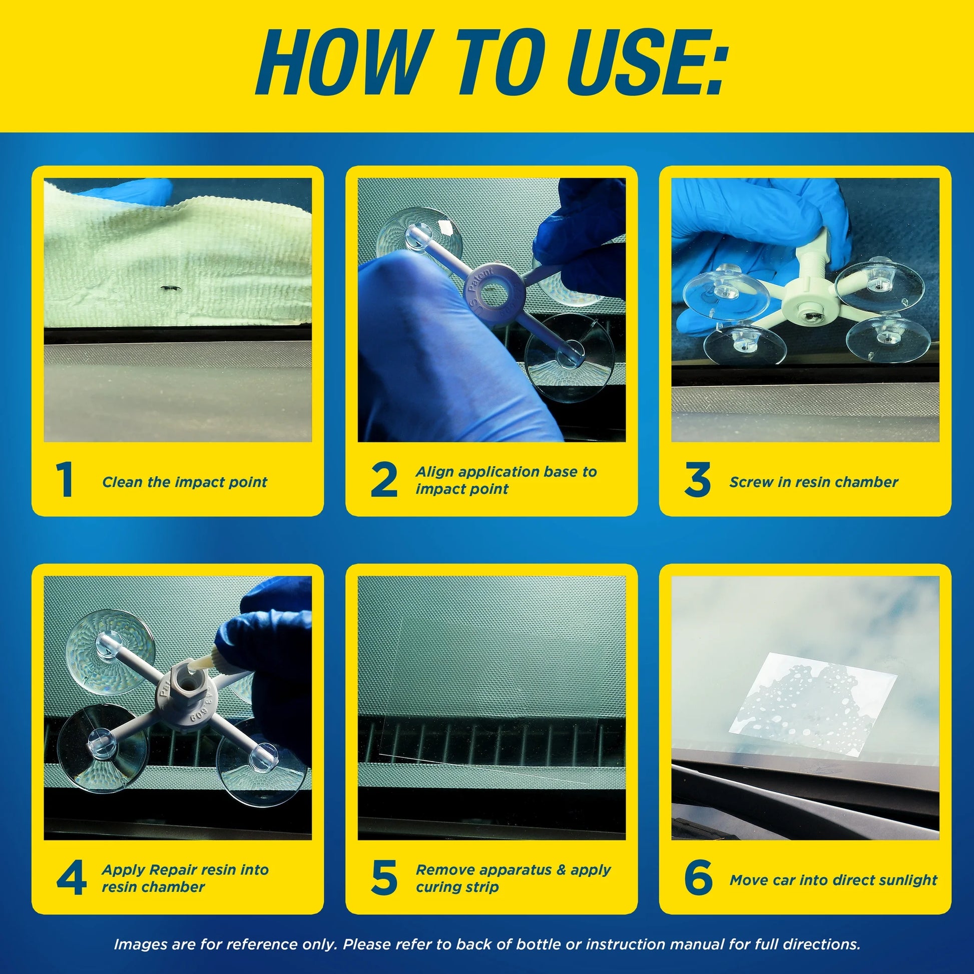 Windshield Repair Kit, Saves Time and Money by Repairing Chips and Cracks - 600001