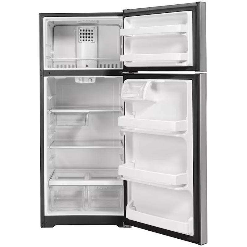 17.5-Cu Ft Standard-Depth 28-In Wide Top-Freezer Refrirator ( Stainless Steel )