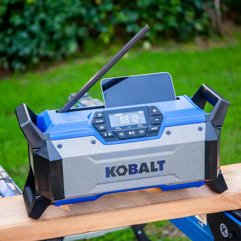 24-Volt Water Resistant Cordless Bluetooth Jobsite Radio