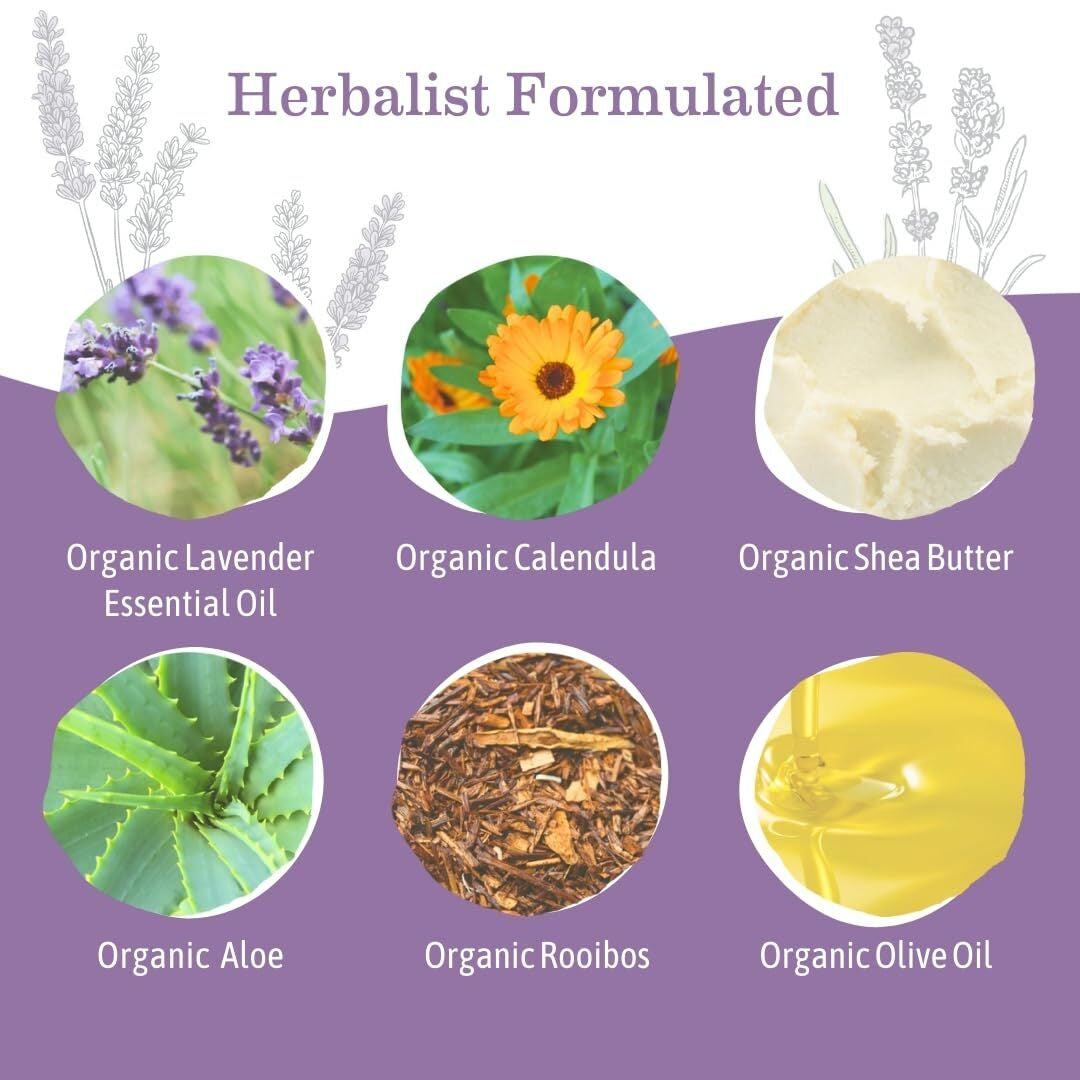 Earth Mama Calming Lavender Baby Lotion 8 Fl Oz Organic Moisturizer Safe for ...