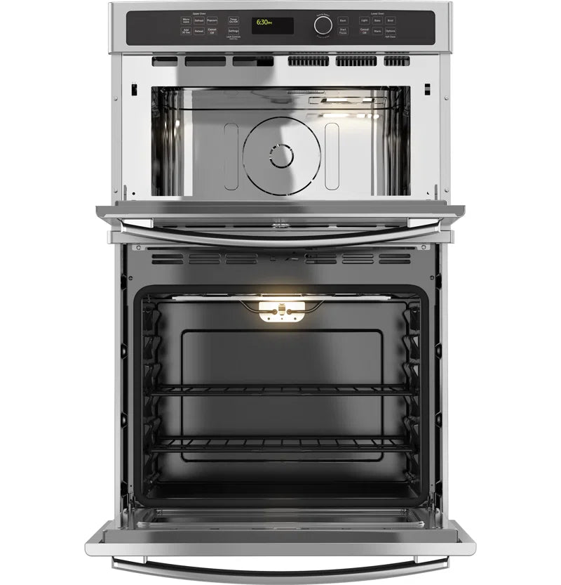 27" Self-Cleaning Electric Wall Oven with Built-In Microwave