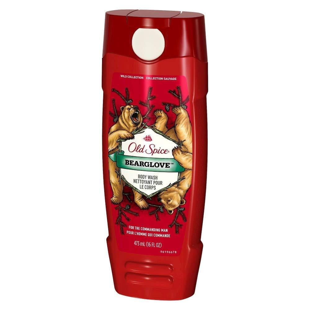 Old Spice Bearglove Body Wash 16 Fl Oz Pack of 2 Wild Collection Men