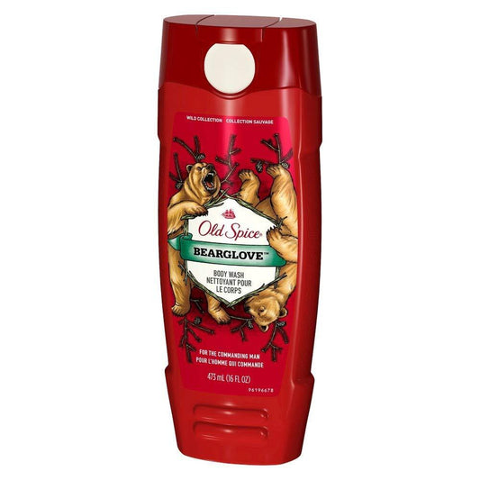 Old Spice Bearglove Body Wash 16 Fl Oz Pack of 2 Wild Collection Men