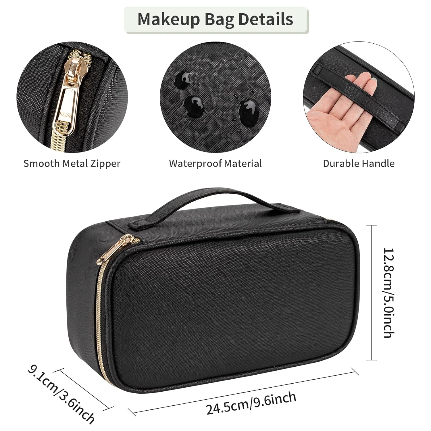 OCHEAL Small Cosmetic Bag,Portable Cute Travel Makeup Bag for Women and Girls Ma