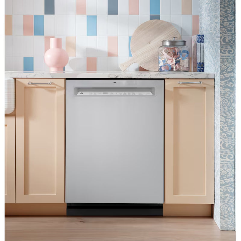 24-In Front Control Built-In Dishwasher ( Finrprint Resistant Stainless Steel ) with Third Rack, Dry Boost , 47-Decibel