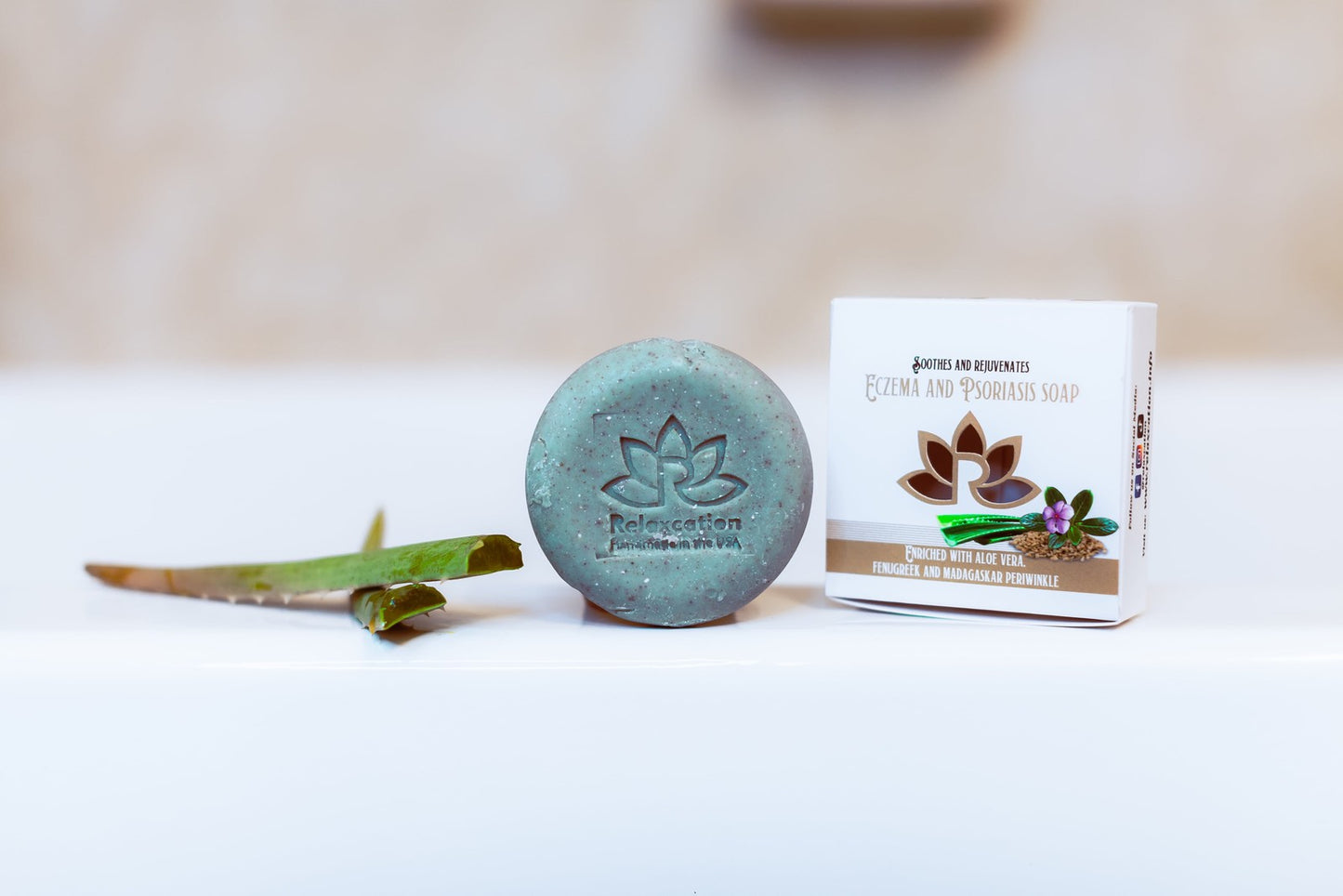 Eczema and Psoriasis Soap Bar Natural Cold Process Soap Handmade in USA Natural