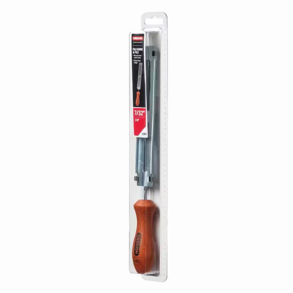Chainsaw File Guide, Includes 7/32 In. round Saw Chain File, for 3/8 In. and 0.404 In. Pitch Saw Chain 25892-21
