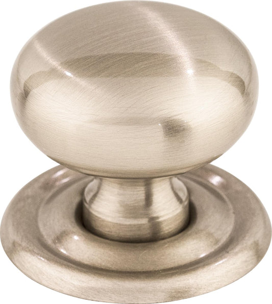 M1315 Victoria Knob W/Back Plate Nickel