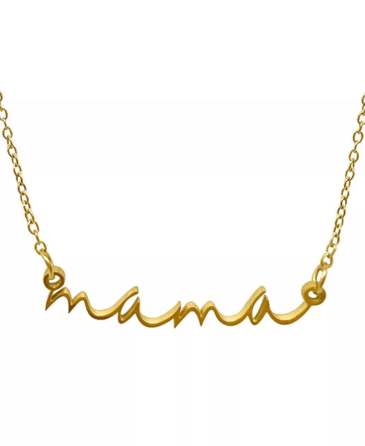 Cursive Mama Necklace