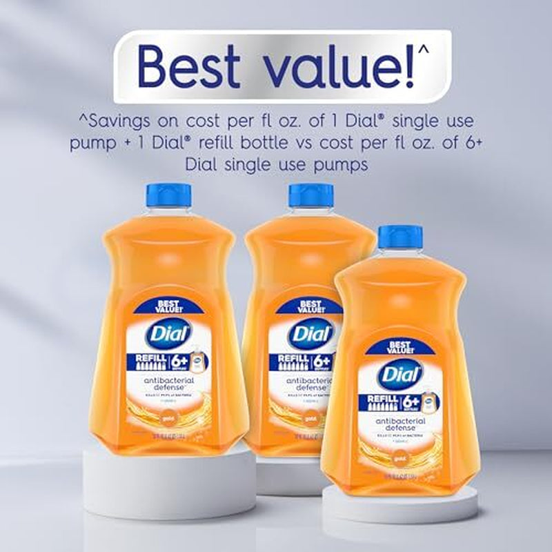 Dial Antibacterial Liquid Hand Soap Refill, Spring Assorted Scents , Sizes