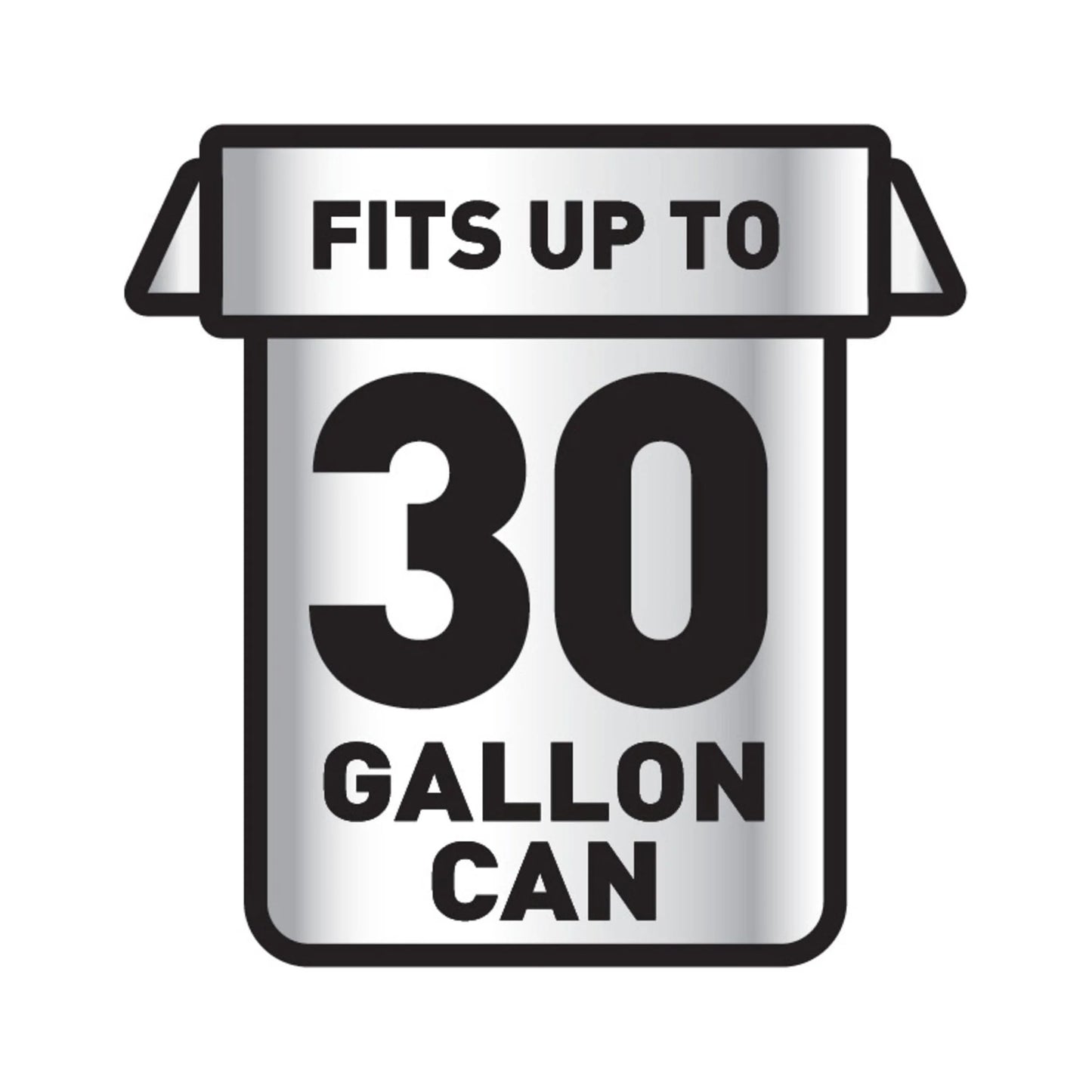 Blue Recycling Large Trash Bags, 30 Gallon, 28 Bags