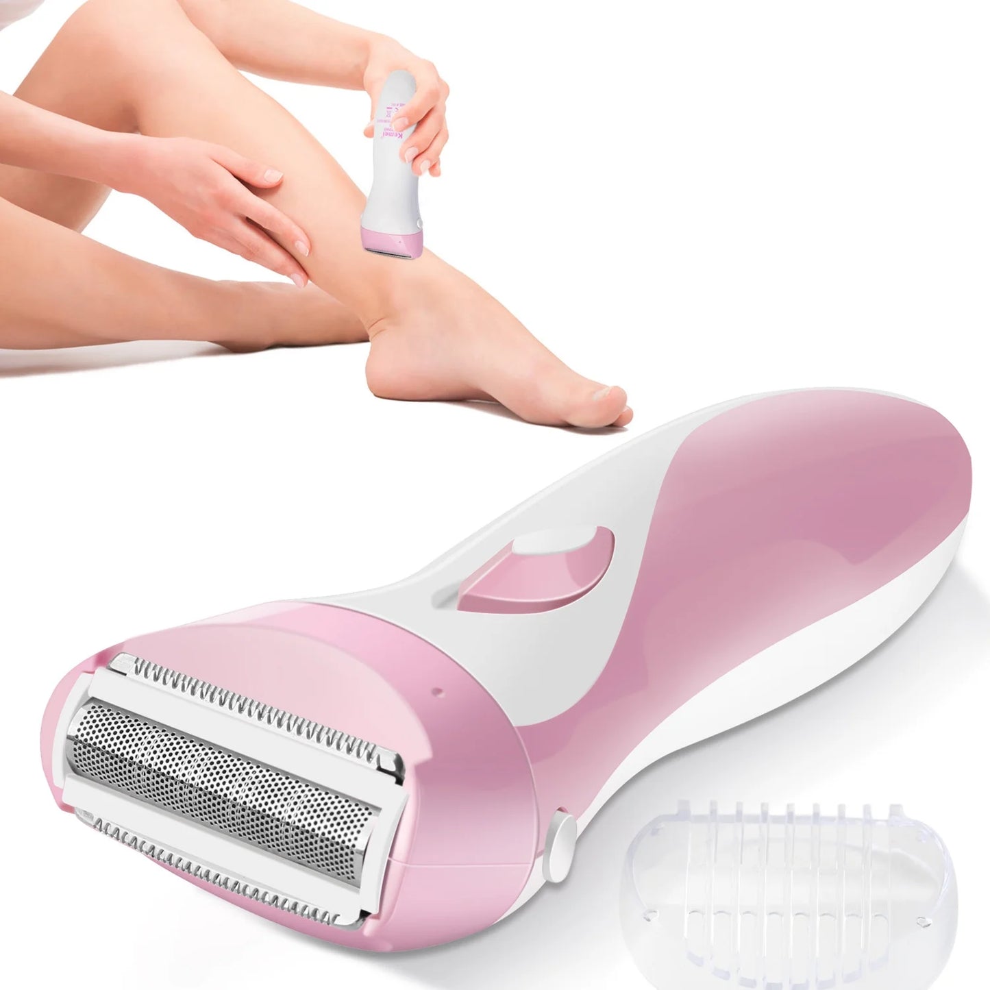 Electric Shavers Womens' Razor Cordless Female Epilator 3 Blade Trimmer