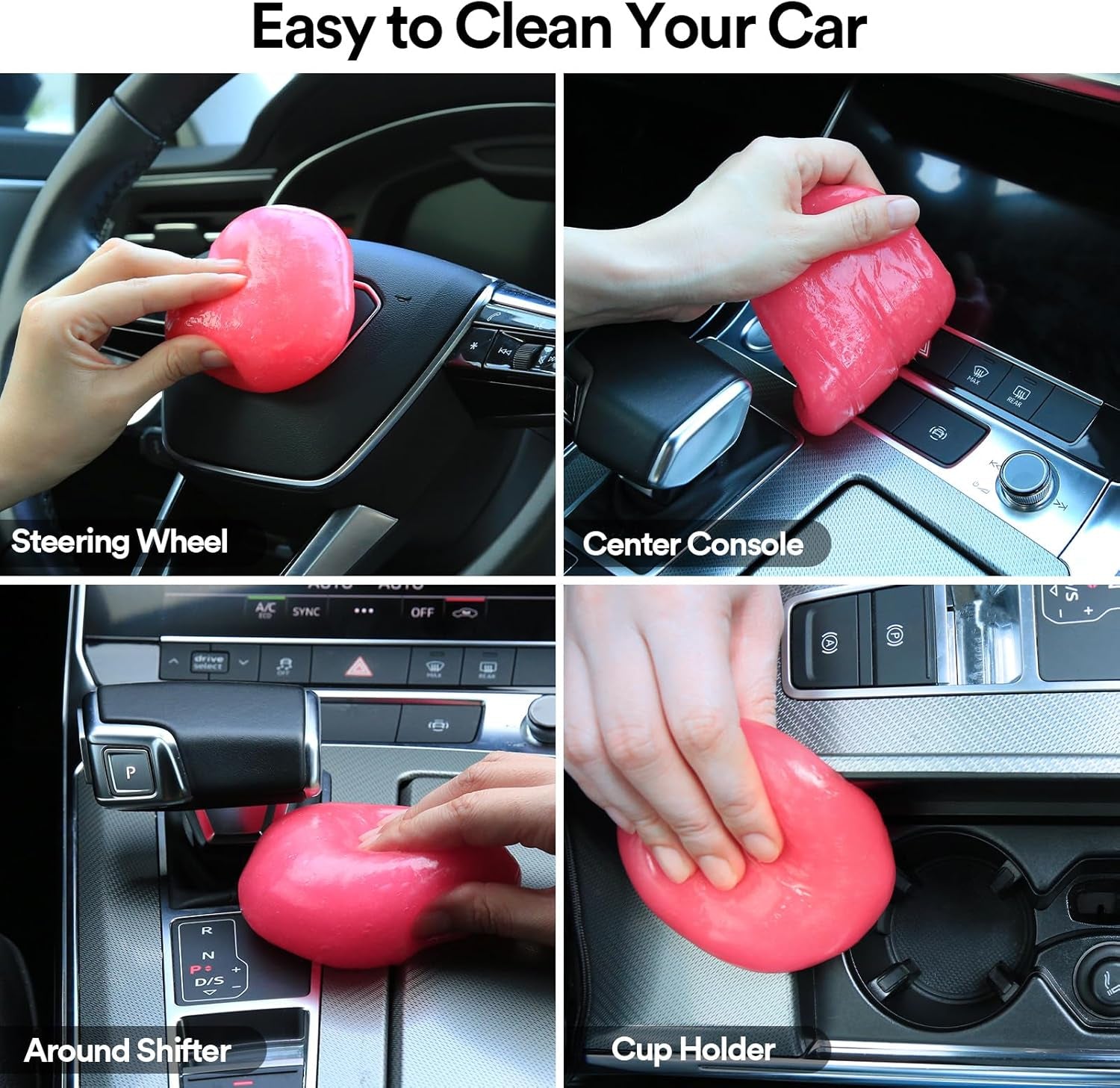 Universal Cleaning Gel, Electric Spin Scrubber for Cleaning Home, Office, Car
