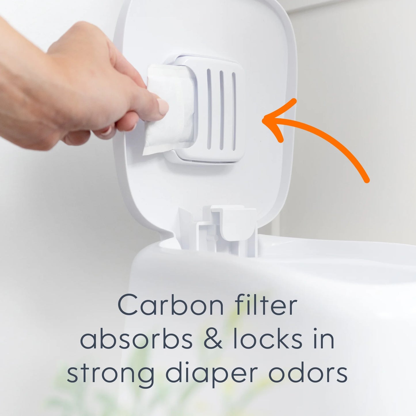 Complete Gift Set,White,1 Diaper Pail,8 Clean Laundry Scent,Round Refills-2160 Ct