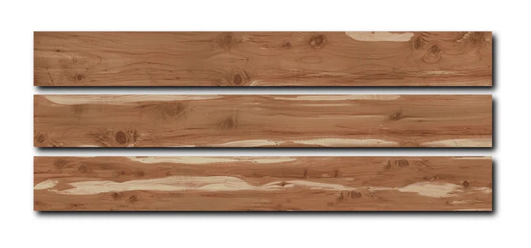 5.75" X 45" Peel and Stick Reclaimed Wood Wall Paneling
