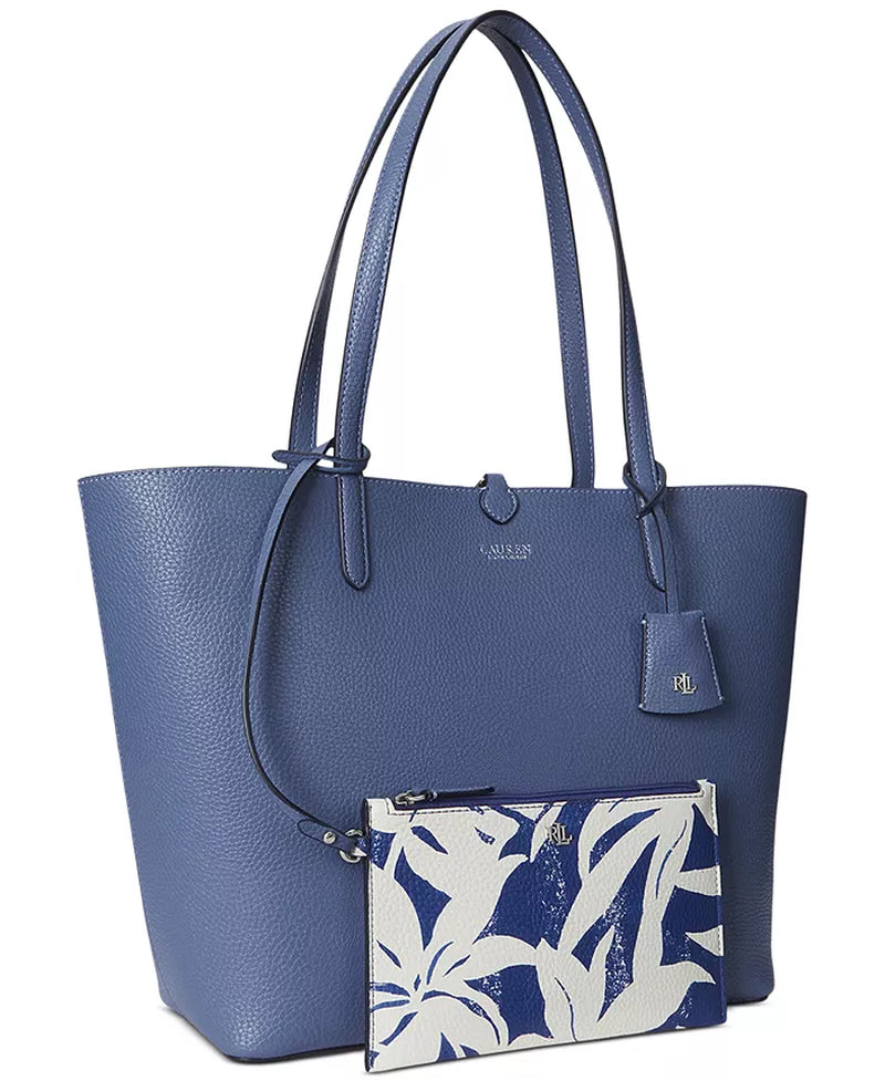 Faux-Leather Reversible Tote Bag