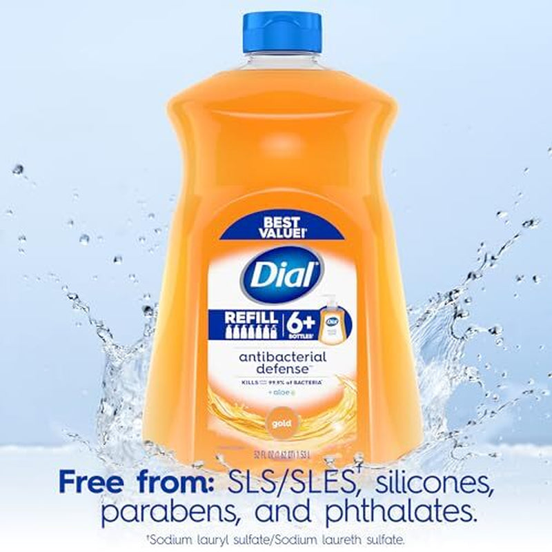 Dial Antibacterial Liquid Hand Soap Refill, Spring Assorted Scents , Sizes