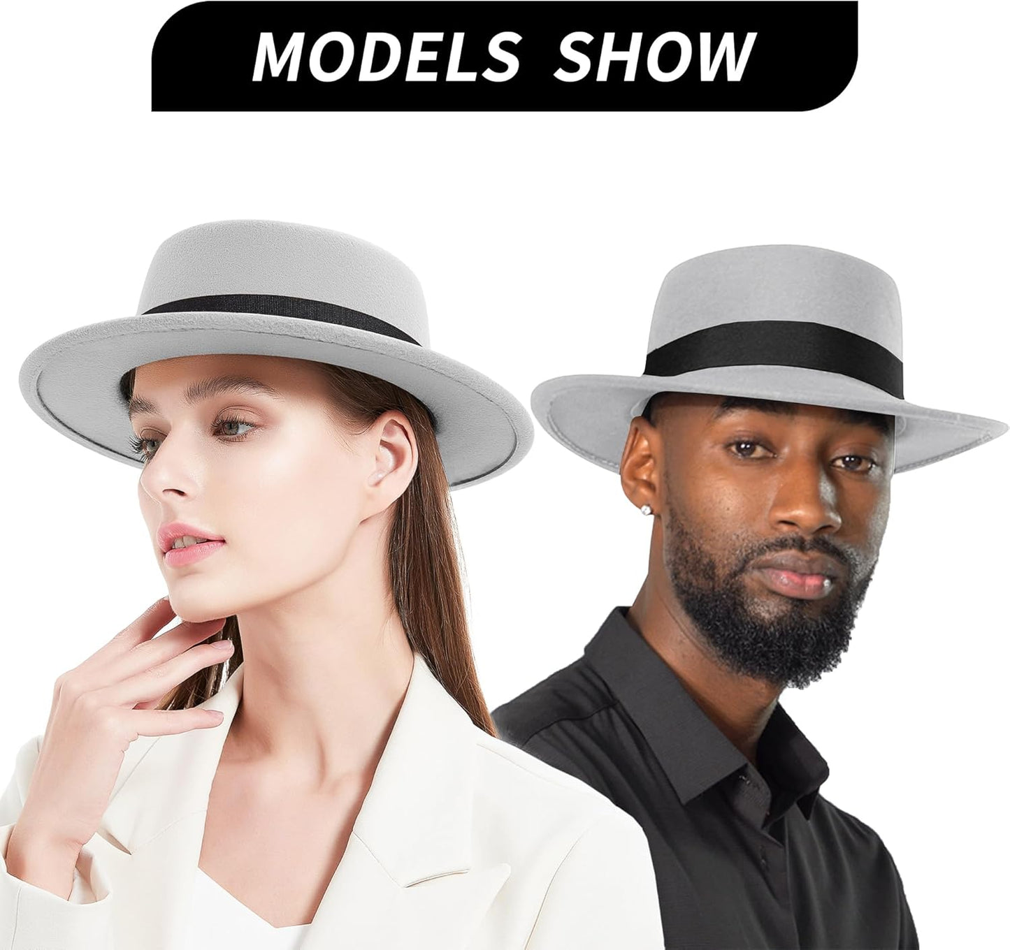 Fedora Hats for Men & Women - Pork Pie, Flat Top, Boater & Wide Brim Styles