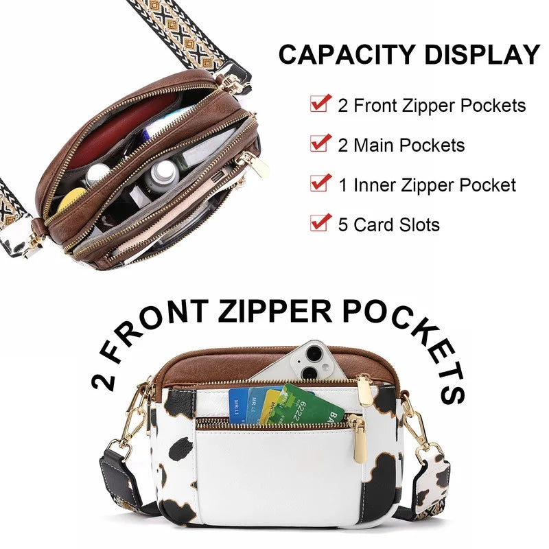 Cross Body Purses for Women Crossbody Bag, Small Crossbody Purses Leather Cross Body Bags Trendy Shoulder Handbags