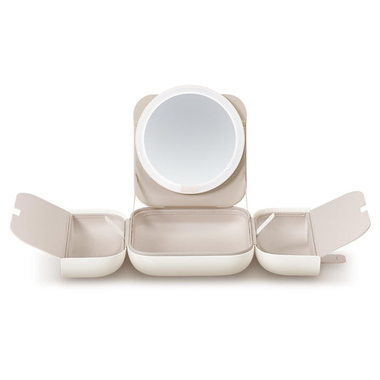 M2 Lumocube Makeup Mirror with Bag - Portable LED Makeup Mirror with Lights, ...