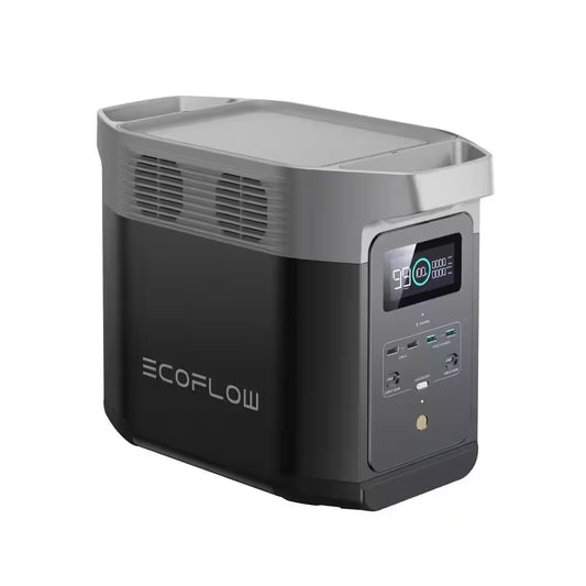 Battery Generator DELTA 2 Solar Generator, 1800W Output, 1024Wh LFP Power Station, Home Backup,Camping,Push-Button Start