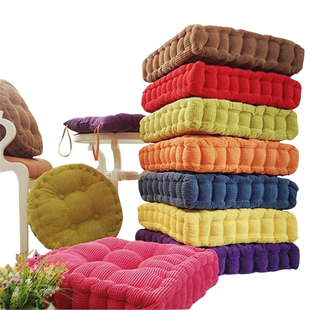 Chair Cushion 18X18 Inch Chair Pad for Dining Chair Patio Chair Office Chair, 1Pc